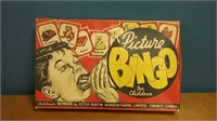 Very Old Picture Bingo Game For Children