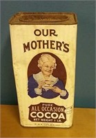 Vintage Our Mother's Cocoa Can Wonderful Graphics