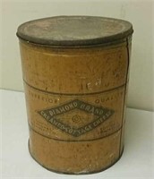 Vintage Diamond Cottage Tin Boston & Somerville