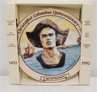 Christopher Columbus Collector Plate in Box