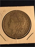 1886 MORGAN SILVER DOLLAR FULL "LIBERTY"