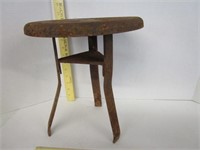 Primitive rustic milking stool