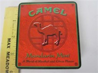 Advertisement tin Camel Cigarettes