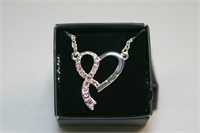 "Hope" breast cancer necklace, icon collection