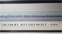 Detroit Riverfront 1901 Framed Picture,