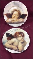 Decorative angel plates made in Italy  - R P M