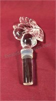 Crystal wine bottle toppers 6 inches tall