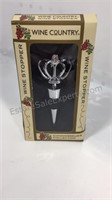 Wine stopper still in Box 4 inches tall