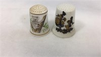 Franklin mint thimble baby animals of the world