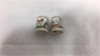 Franklin mint bone china baby animals of the