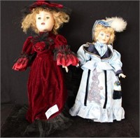 2 Victorian Styled Dolls