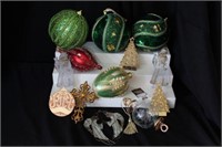 Lot of Large Christmas Ornaments