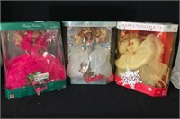 3 Special Edition Holiday Barbies