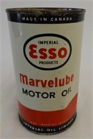 IMPERIAL ESSO MARVELUBE MOTOR OIL IMP. QT. CAN
