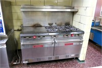 60" Valcan stainless commercial range with