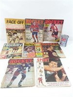 7 revues de hockey 1970 + 1 revue Sports 1949