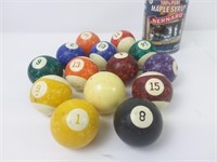14 boules de billard - Pool balls set