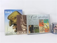 3 livres sur Dali, Indiens d'Amérique et Colt