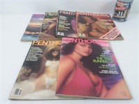6 revues Penthouse magazines
