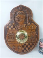 Ecusson mural en cuir - Wall ornament heraldry