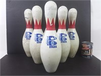 6 quilles Brunswick bowling pins