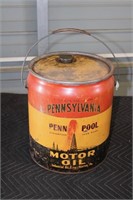 Pennsylvania Penn Pool Motor Oil 5 gallon can