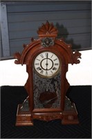 Ansonia eight day mantle clock with key and