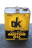 OK For Better Lubrication Super Refined Motor Oil