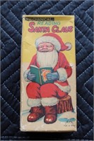 Mechanical Reading Santa Claus in original box