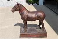 Budweiser advertising clydesdale made by Moldrite