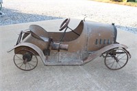 Antique chain driven pedal car