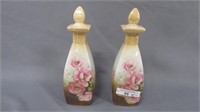 2 RS Germany Floral perfume bottles