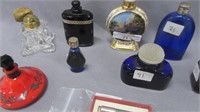 Nice assortment of perfume bottles and miniatures
