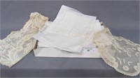 tray box of vicotrian linens as shown