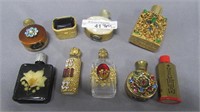 9 vintage purse perfumes including czech & french