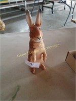 Paper mache rabbit