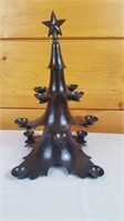 Metal Christmas Tree Candle Holder