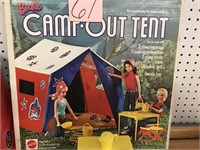 1960'S ERA CAMP OUT TENT & ACCESSORIES