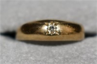 10 KT Gold Childs Ring w/ Gemstone Size 3