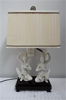 Asian Porcelain Figural Table lamp