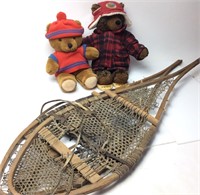 Ll Beanbear With Snow Shoes