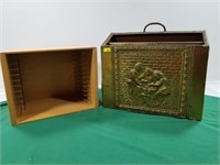 Vintage Magazine Box & Storage box