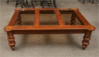 Nice Coffee Table with Glass Top Insert