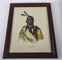 4 Framed Native American Prints including