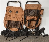2 Camptrails Explorer Nylon Backpacks with plastic
