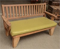 Great Vintage Wooden Bench