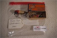 2 Shakespeare Lures River Pup 1940-Boxed 1960's