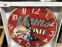 Moms Diner Clock