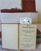 Box of 52 hymnals