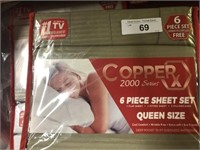 6 pc Copper Sheet Set